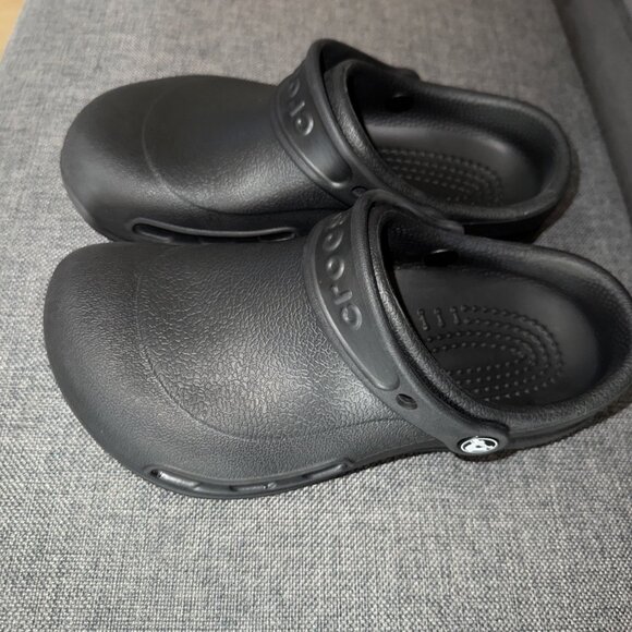 Crocs Bistro Chef Mario Batali Graphite Gray Clogs Slip Resistant M-5, W-7 - Picture 1 of 5